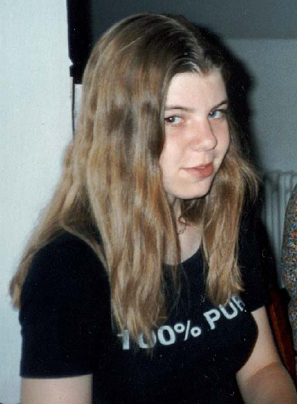 Tak takhle njak vypadala Lucie asi v 17-ti letech.